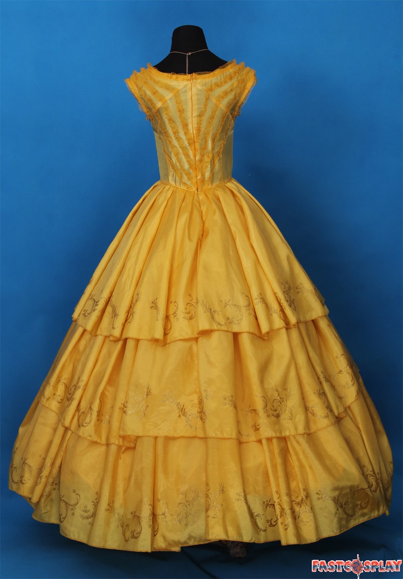 2017 Movie Beauty and The Beast Princess Belle Dress