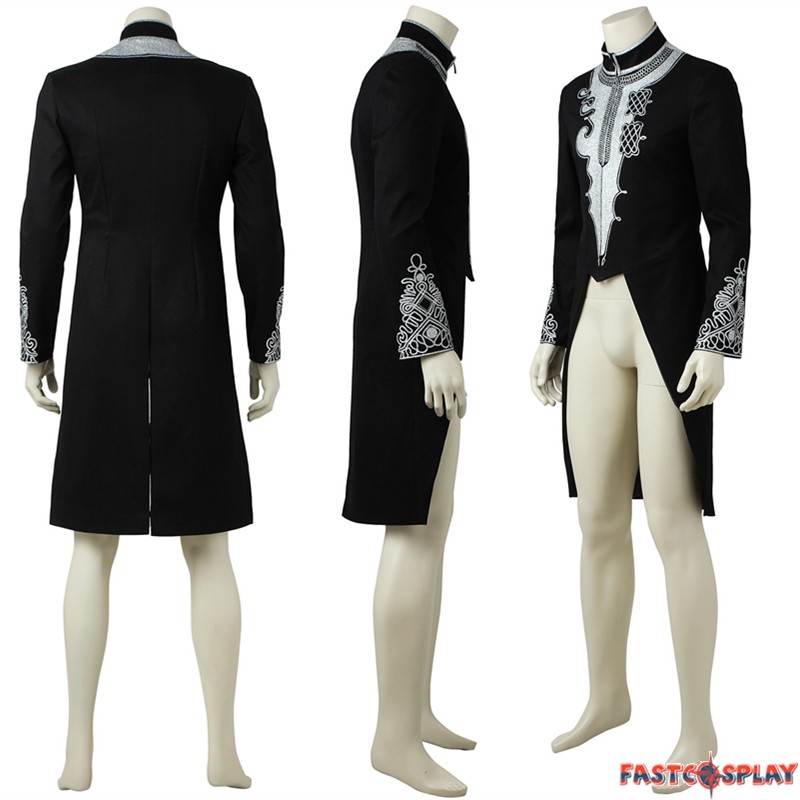 2018 black panther outfit costume t 39 challa black panther ralph men s coat size chart