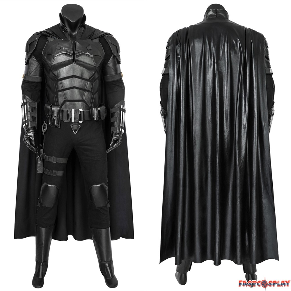 2022 Movie The Batman Robert Pattinson Cosplay Costume Deluxe