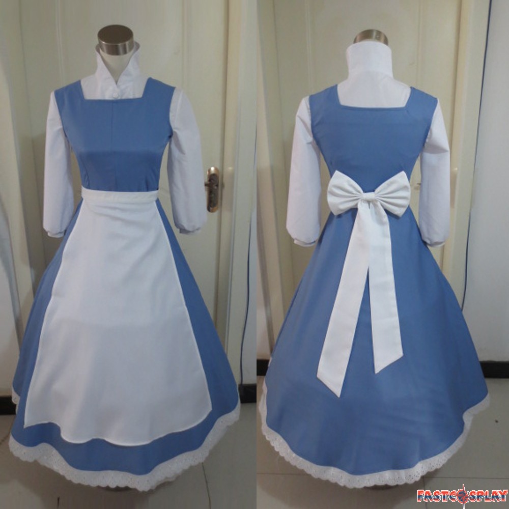 costume dress: Beauty And The Beast Princess Belle Cosplay Dress Costumes