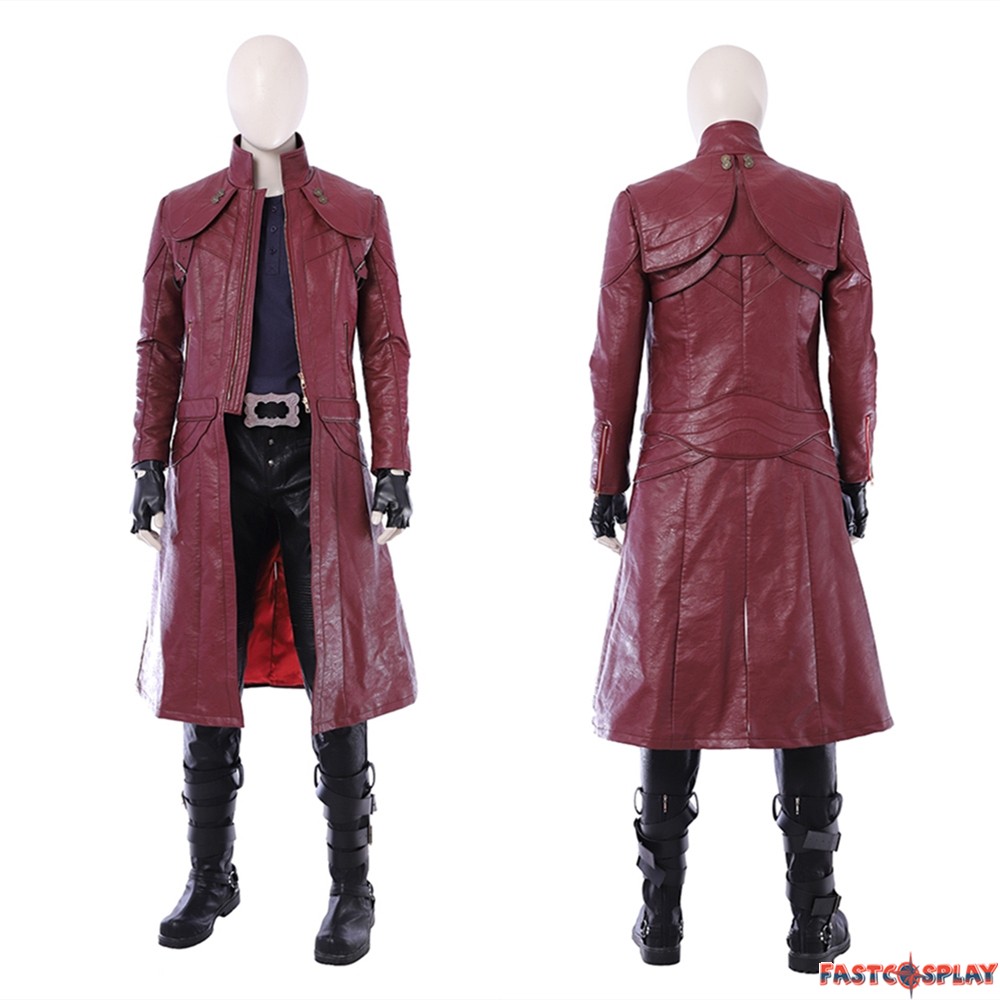 Dante Cosplay Costume Men's DMC Costume Deluxe Outfit Adult