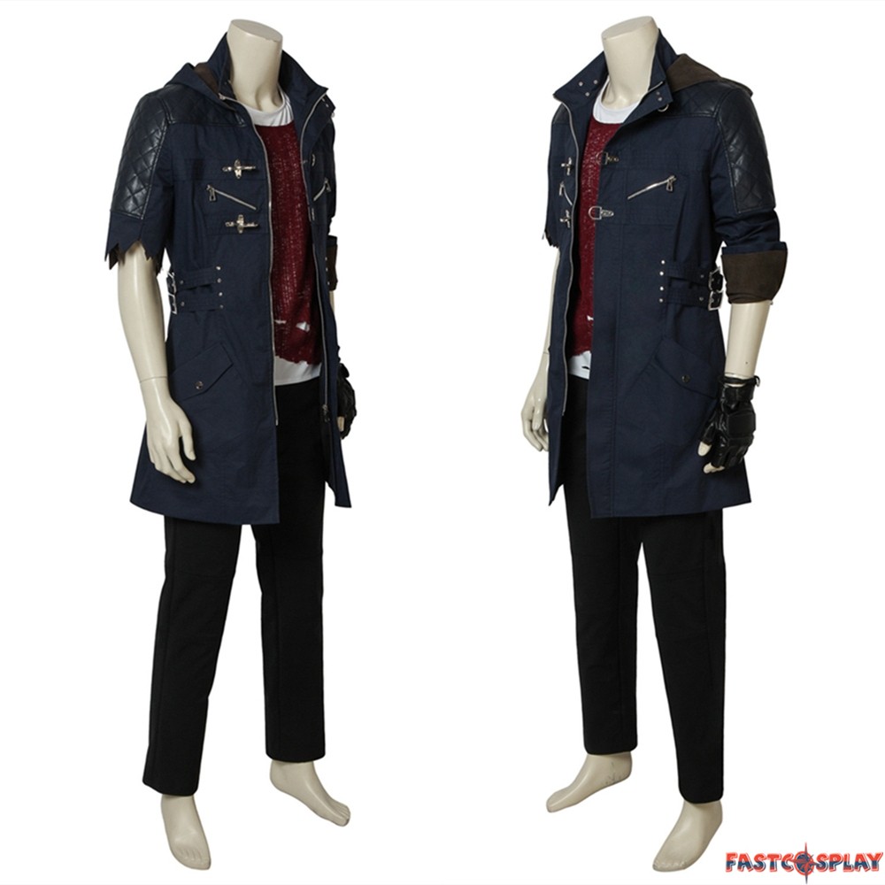 Devil May Cry 4 Nero Black Cosplay Costume