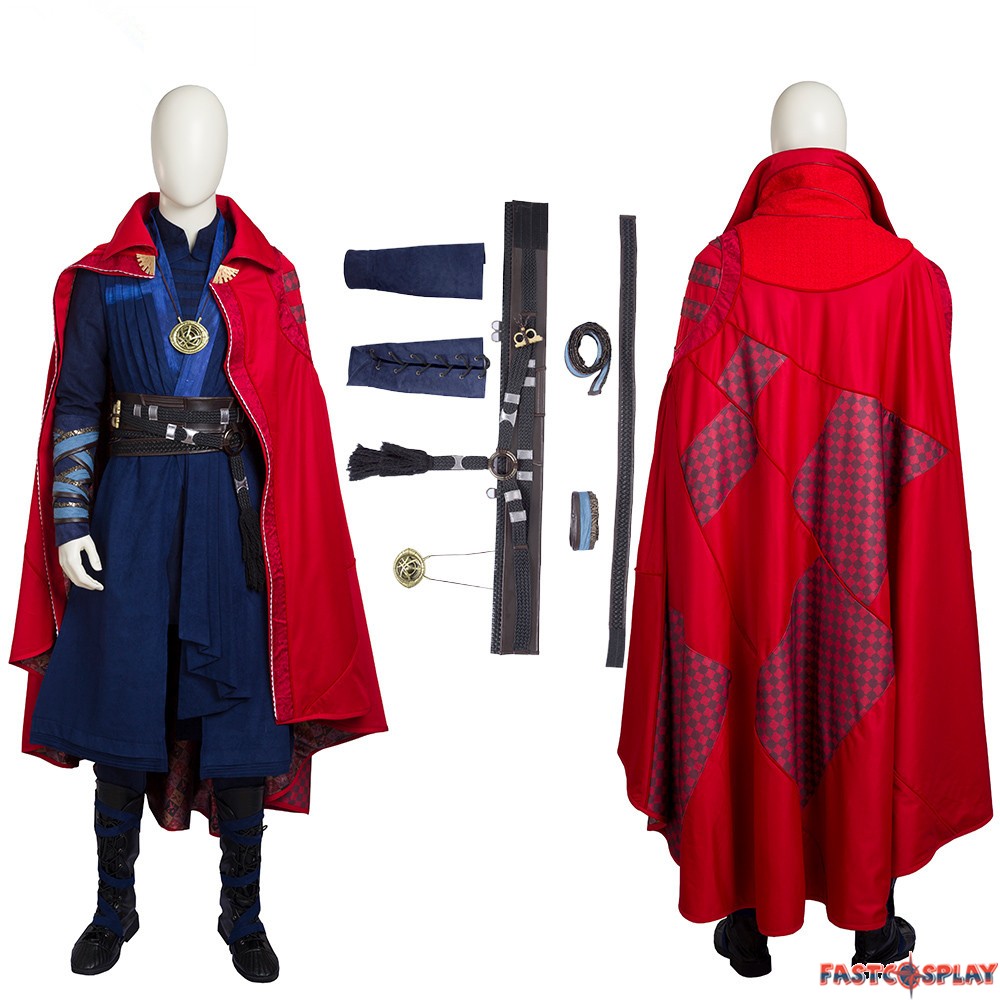 Doctor Strange Stephen Vincent Strange Cosplay Costumes Deluxe Version