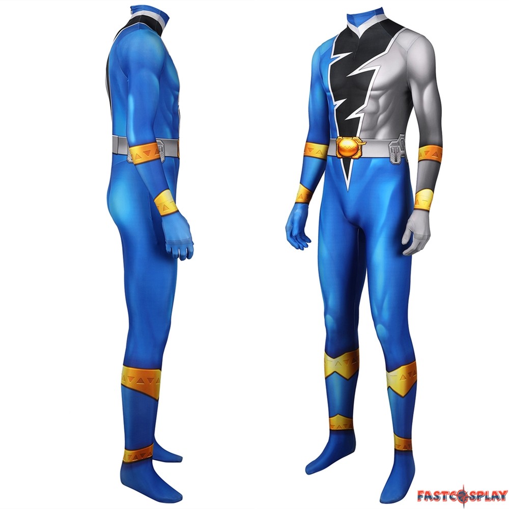 KISHIRYU SENTAI RYUSOULGER Blue Solider Cosplay Suit