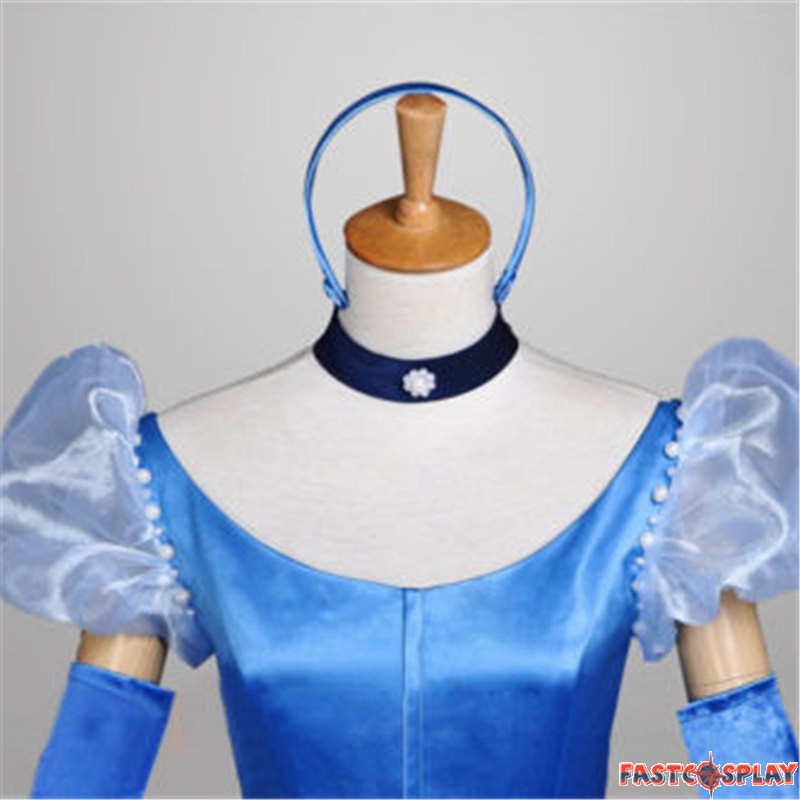 Cinderella Princess Gorgeous Dress Cosplay Costume