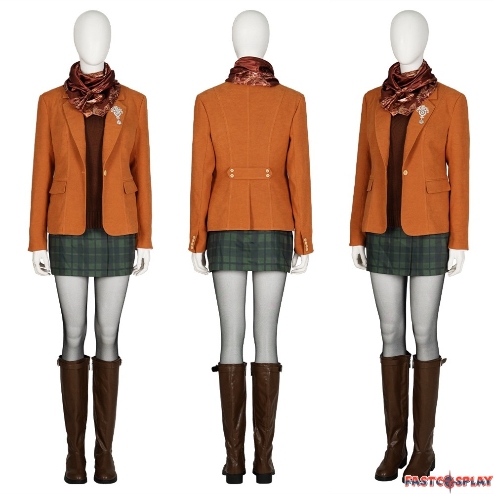 Resident Evil 4 Remake Ashley Graham Cosplay Costume Game NPC