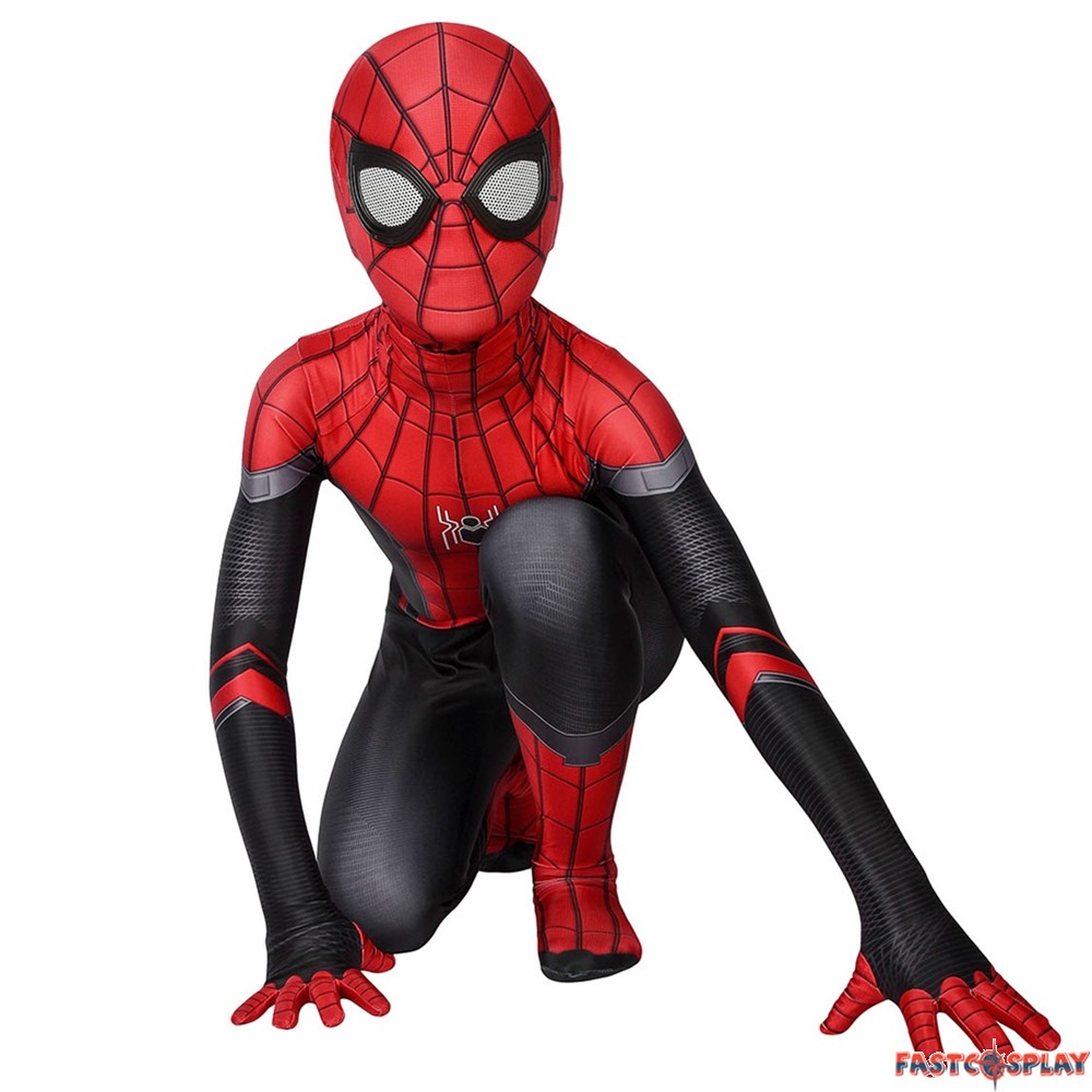 Spider-Man Far From Home Spider-Man Kids 3D Zentai Jumpsuit