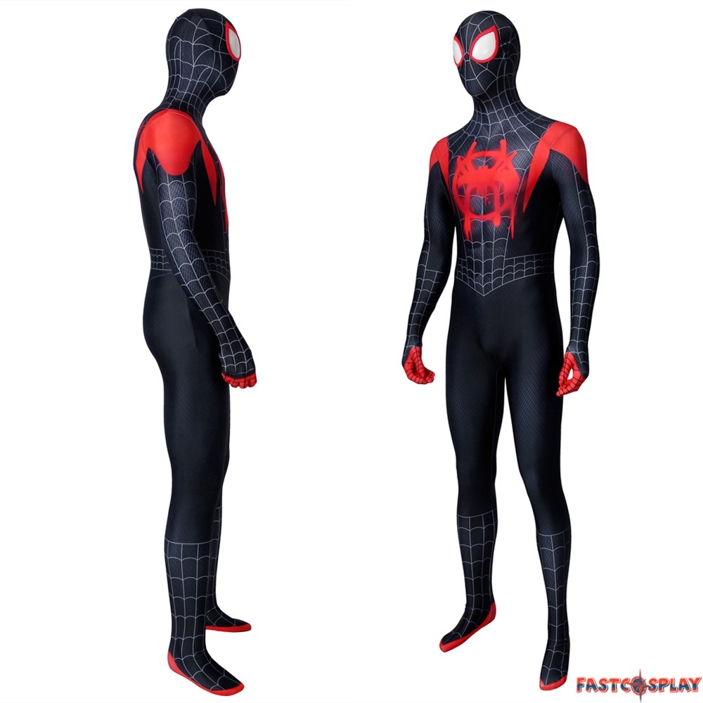 Spider-Man Into the Spider-Verse Miles Morales 3D Jumpsuit Zentai