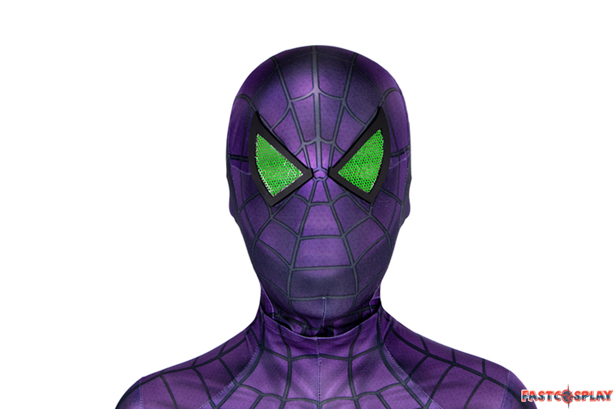 Spider-Man Miles Morales Purple Reign Suit Kids Jumpsuit