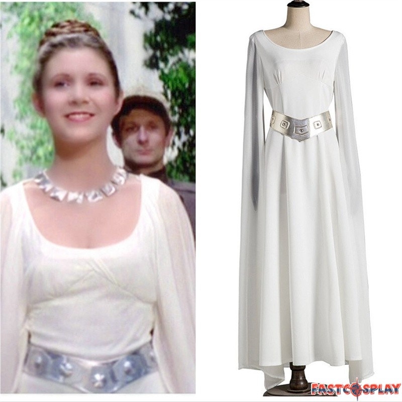 star wars a new hope princess leia dress cosplay costumes