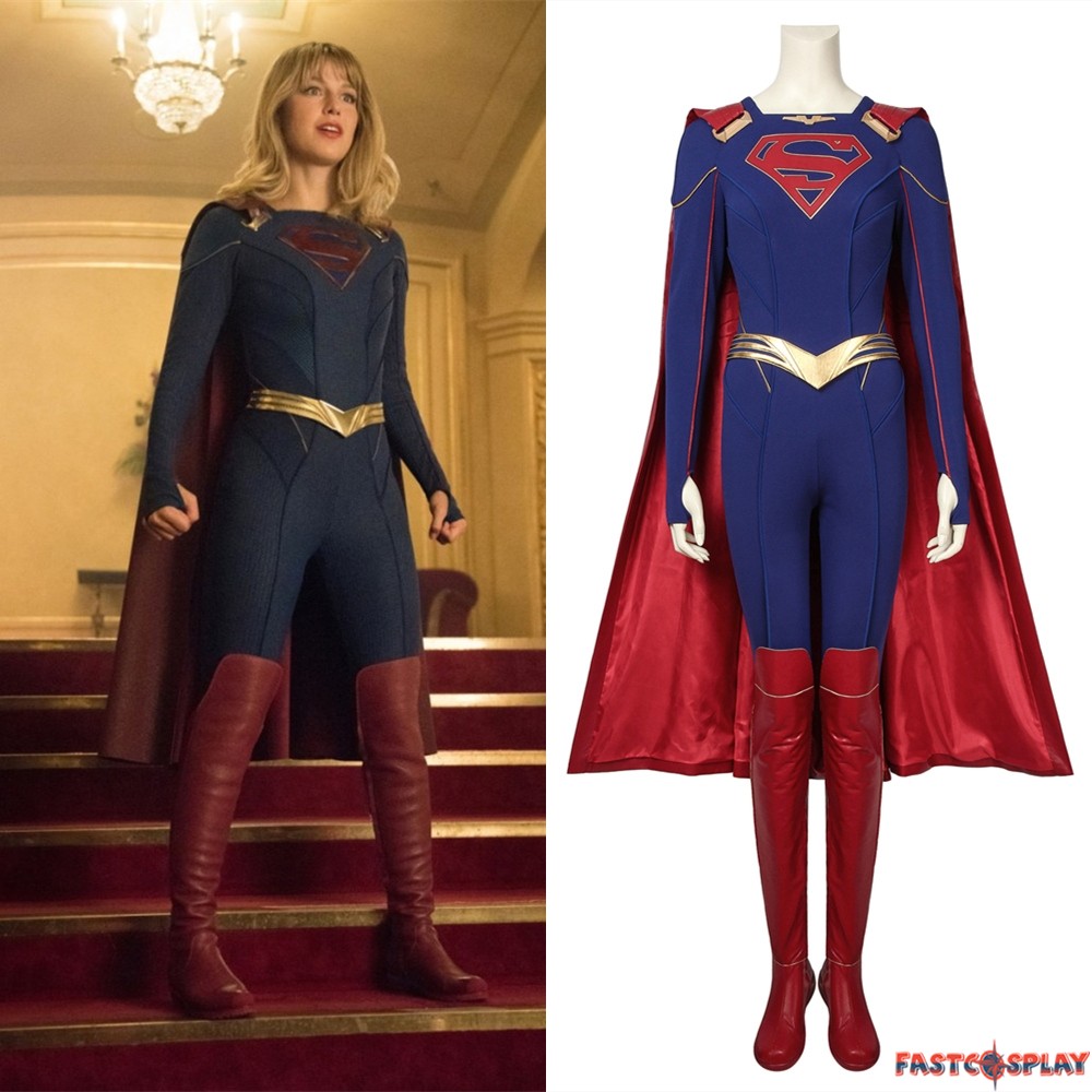 Supergirl DC Comic Cosplay Kostüm Costume Kleid Outfit Superwoman Kara Zor-El 