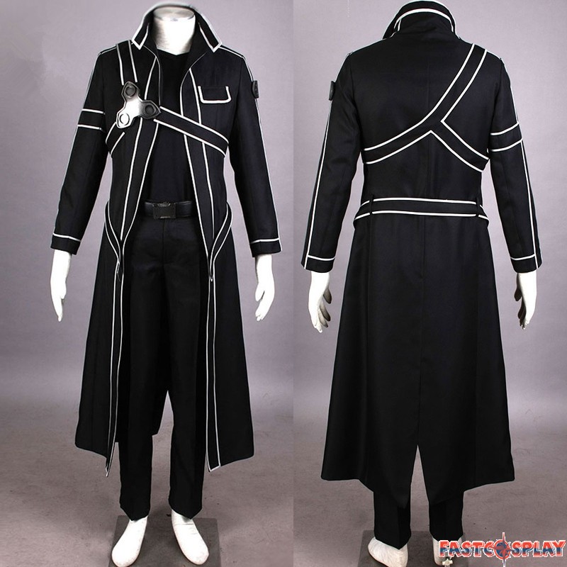 Sword Art Online Kirito Cosplay Costume Kirigaya Kazuto Cosplay Full Set