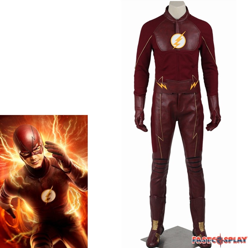 The Flash Season 2 Bartholomew Henry Barry Allen Cosplay Costume