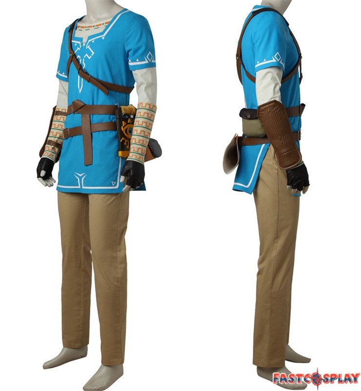 US$ 103.99 - The Legend of Zelda Breath of the Wild Link Cosplay Costume 