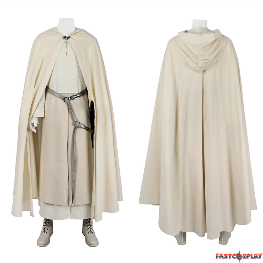 The Lord of the Rings Gandalf White Robe Ver Cosplay Costume