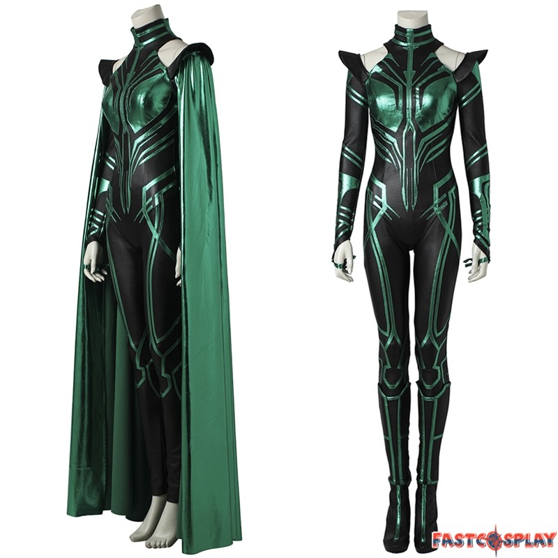 Thor Ragnarok Hela Cosplay Costume Deluxe Fancy Dress
