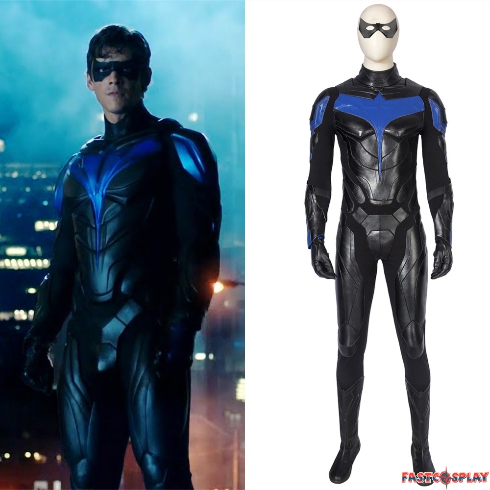 Titans Nightwing Cosplay Costume Nightwing Cosplay Ault for Men Nightwing c...