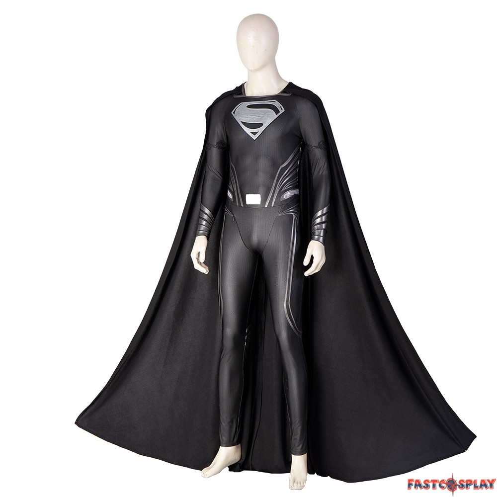 Superman Suit Man Of Steel Superman Cosplay Costume With Cape