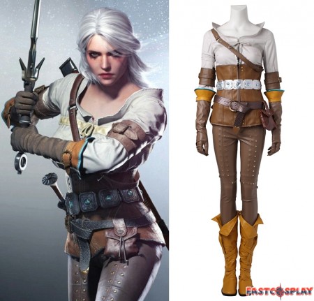 The Witcher 3 Wild Hunt Cirilla Cosplay Costume Deluxe