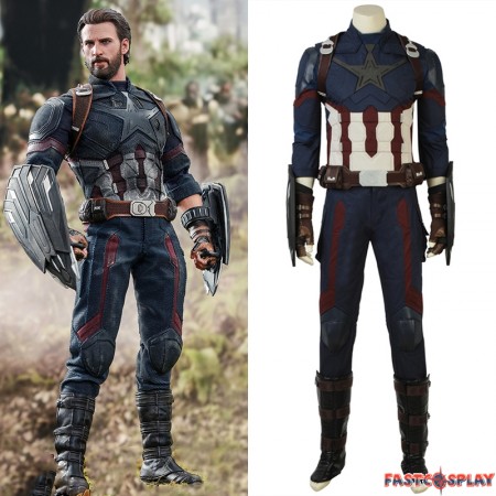 2018 Avengers Infinity War Captain America Cosplay Costumes