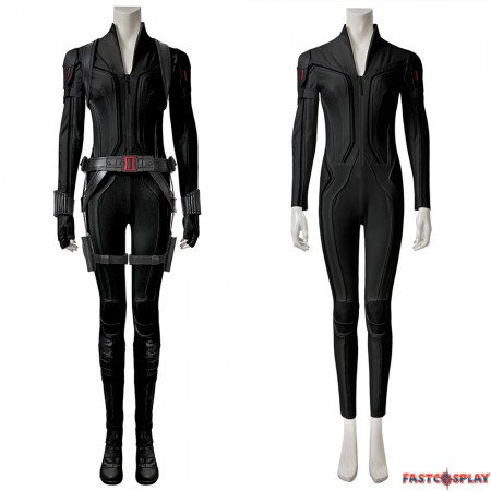 2020 Black Widow Cosplay Costume Black Outfit