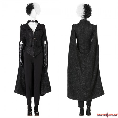 2021 Cruella de Vil Cruella Cosplay Costume Suit