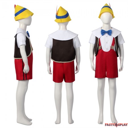 2022 Pinocchio Kids Cosplay Costume