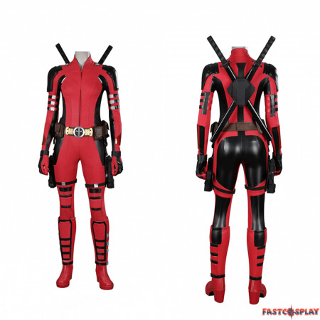 2024 Deadpool 3 Lady Deadpool Cosplay Costume Deluxe