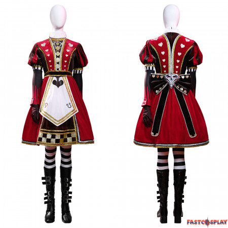 Alice: Madness Returns Alice Red Cosplay Costume Deluxe
