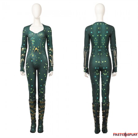 Aquaman Mera Cosplay Costume Mera Jumpsuit