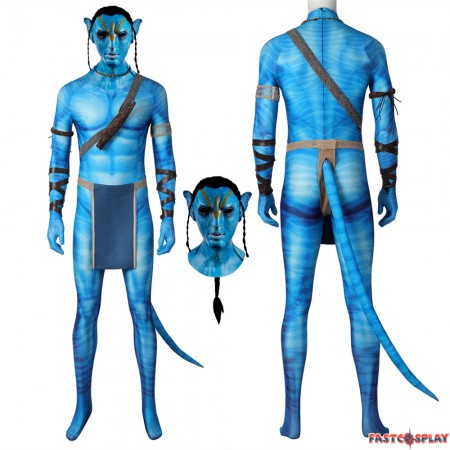 Avatar 2 The Way of Water Jake Sully Cosplay Jumpsuit