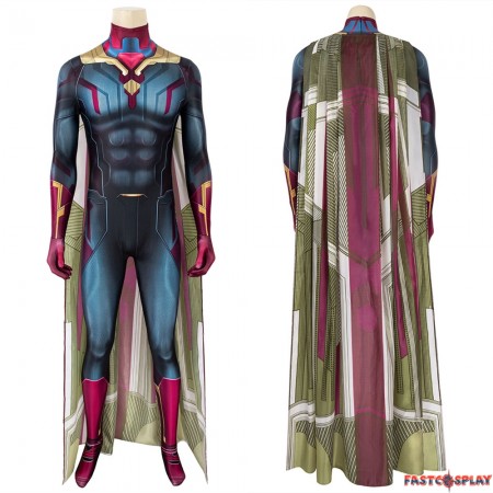 Avengers 3 Vison Jumpsuit 3D Cosplay Suit