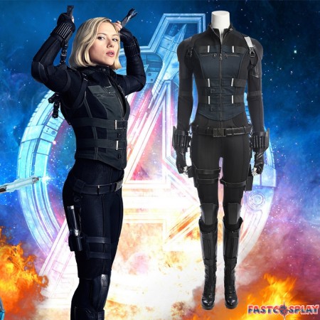 Avengers Infinity War Black Widow Costume Natasha Romanoff Cosplay Costume
