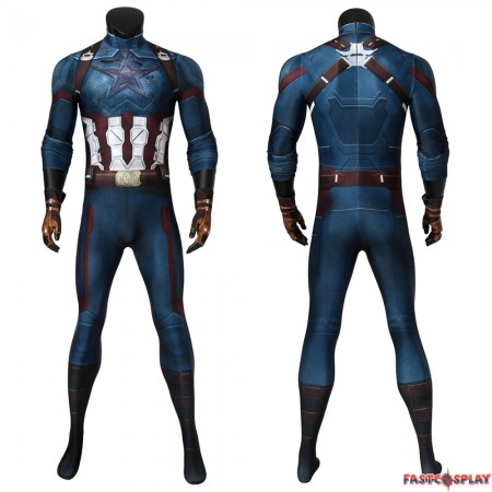 Avengers Infinity War Captain America 3D Jumpsuit