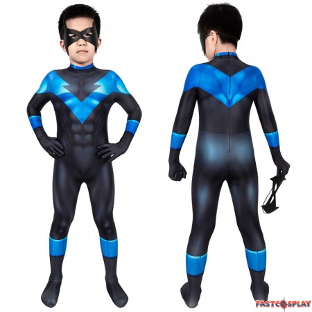 Batman: Under the Red Hood Nightwing Kids 3D Jumpsuit