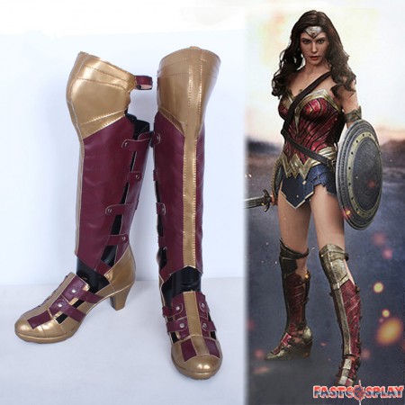 Dawn of Justice Wonder Woman Boots Cosplay Shoes