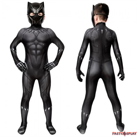 Black Panther 3D Kids Jumpsuit