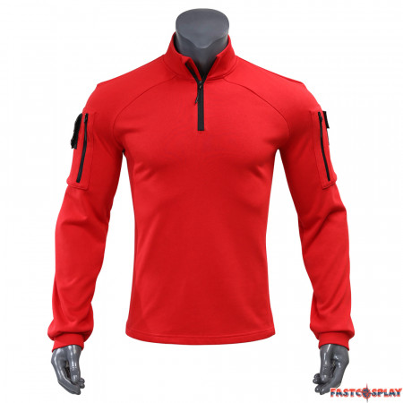 Captain America 4 Sam Wilson Red Sweatshirt Cosplay