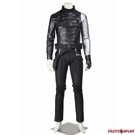 The Winter Soldier Bucky Barnes Cosplay Costume