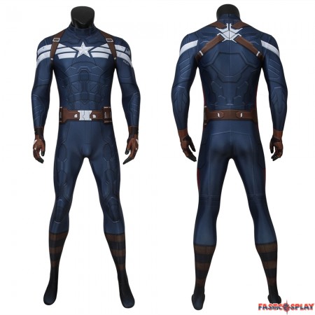 Captain America: The Winter Soldier Steve Rogers 3D Jumpsuit