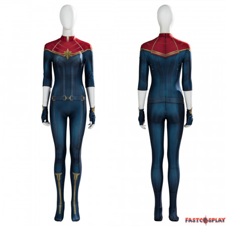 Captain Marvel Carol Danvers Fighting Jumpsuit