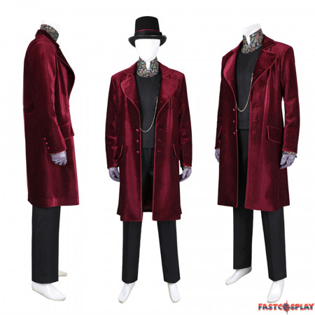 Charlie and the Chocolate Factory Willy Wonka Cosplay Costume