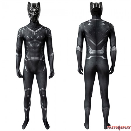 Civil War Black Panther T'Challa 3D Jumpsuit