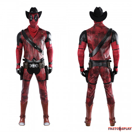 Deadpool 3 Cowboy Deadpool Cosplay Costume