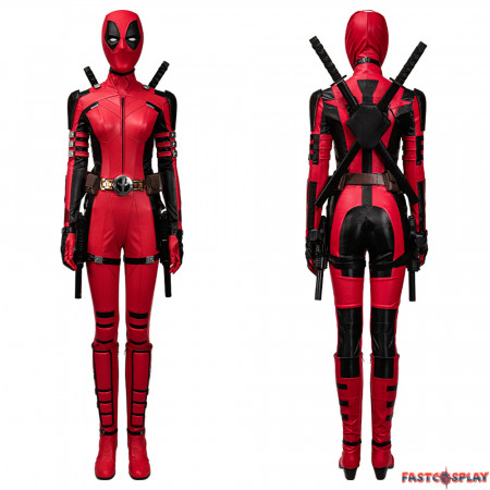 Deadpool 3 Lady Deadpool Cosplay Costume Deluxe Version