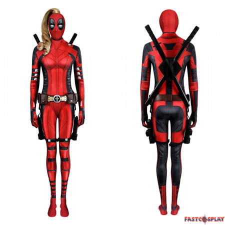 Deadpool 3 Lady Deadpool Deluxe Cosplay Jumpsuit