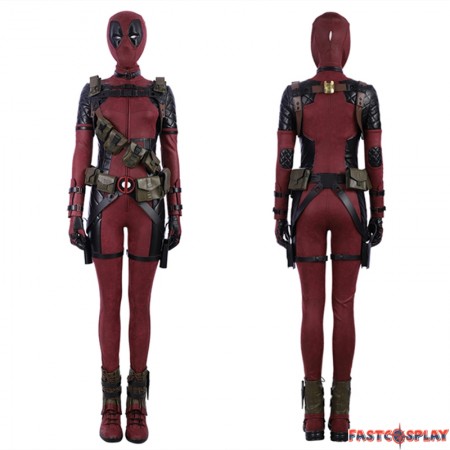 Deadpool Female Cosplay Costume Deluxe Version