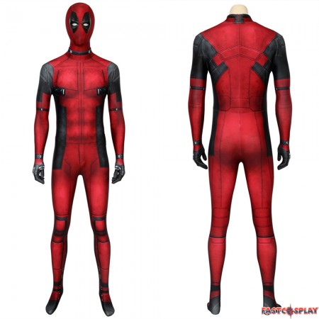 Deadpool Wade Wilson 3D Zentai Jumpsuit