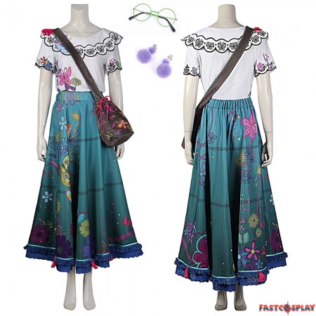 Disney Encanto Mirabel Cosplay Dress Costumes Fullset