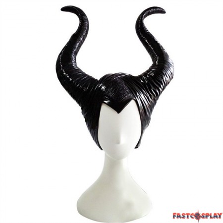 Disney Maleficent Black Witch Angelina Jolie Cosplay Cap Headpiece